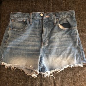 Like New Madewell Jean High-Waisted Shorts